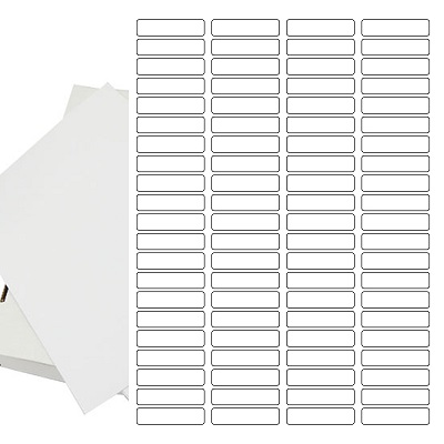 20,000 x A4 Sheets of Printer Address Labels - 84 Per Sheet (46x11mm) - CLEARANCE OFFER